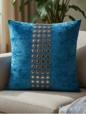 VELVET & BUTTONS CUSHION & FILLER